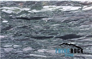 China Whole Sale Sea Wave Green Granite