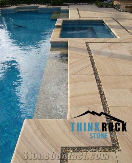 Factory Direct Sale Teakwood Yellow Travertine Wall Covering Tiles