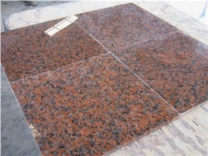 G562 Maple Red Granite Slabs Tiles Flooring Walling