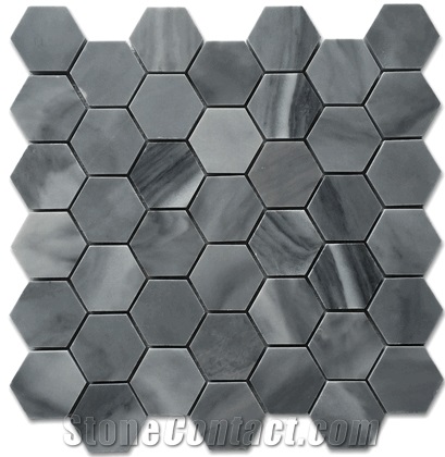 Hexagon Marble Mosaic Kitchen Bathroom Floor Wall