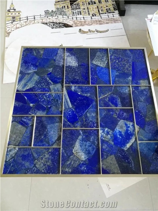 Lapis Lazuli Semi-Precious Stone/Gem Stone Slabs/Precious Stone Slabs