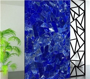 Lapis Lazuli Semi-Precious Stone Tiles/Gemstone Slabs/Gem Stone Tiles
