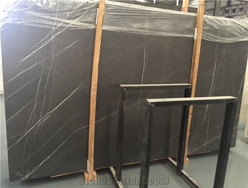 Pietra Grey Polished Marble Slabs /Tiles