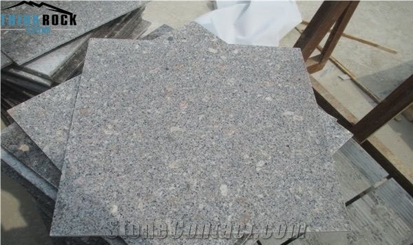 Polished Rushan Grey Granite Floor Covering Tiles