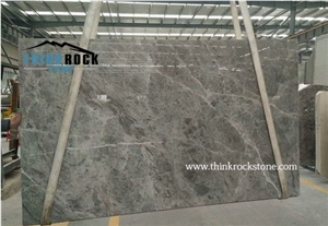 Polished Silver Mink Marble Grey Marble Floor Covering Tiles