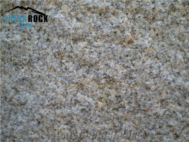 Shandong G682 Rusty Yellow Granite Flamed Tiles
