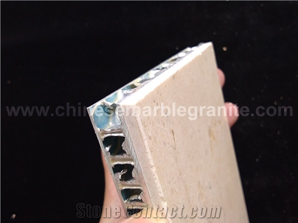 White Engineered Marble Aluminum Honeycomb Panels Composite