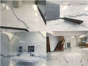 Calacatta White Marble for Luxury Hotel Interior Decorations
