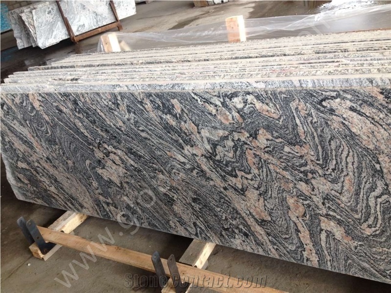 Cheap China Juparana Granite Tiles Interior Decor