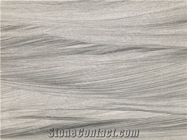Gem Grey Wooden Veins Quartzite,Wall Application