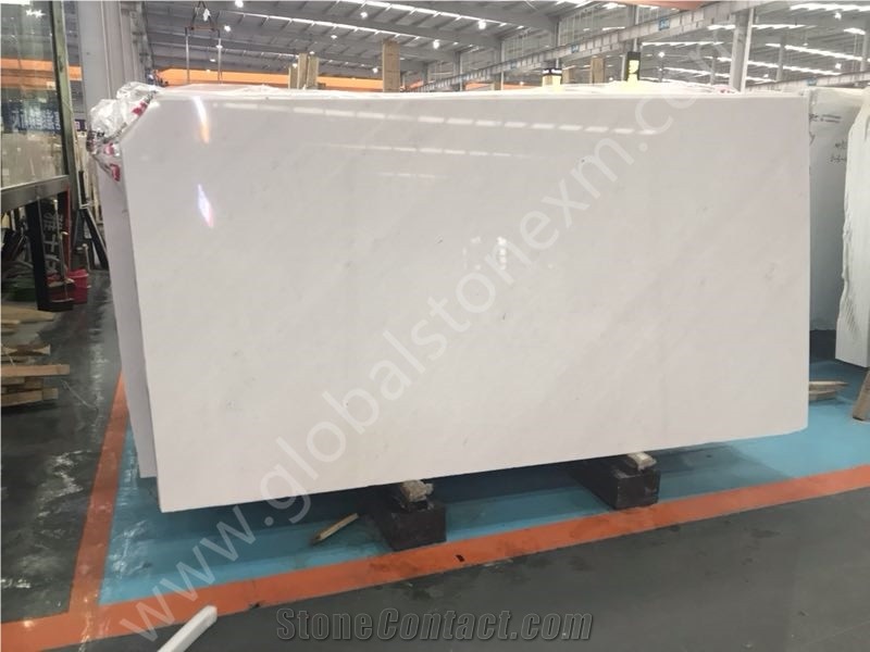 Grey Veined Sivec White Marble Slabs Tiles for Kitchen Countertops
