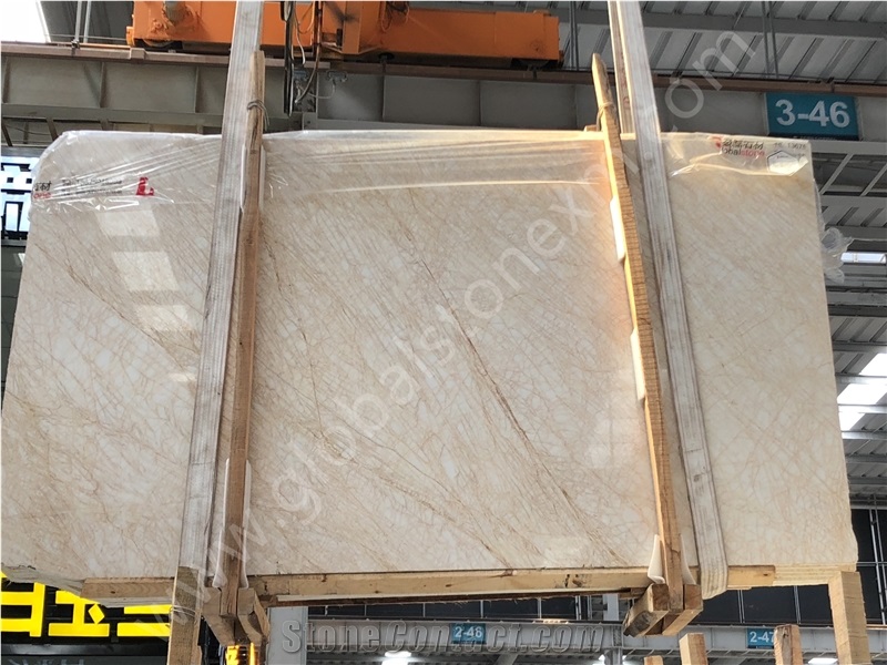 Hospitality and Commercial Projects Golden Spider Marble Slabs Tiles