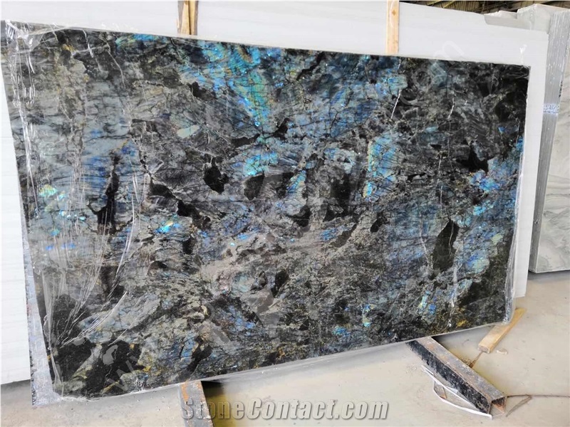 Labradorite River Blue Granite Magic Slab Tiles
