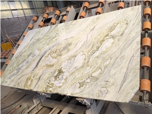 Magic Seaweed Marble Slabs for Exotic Interior Decorations