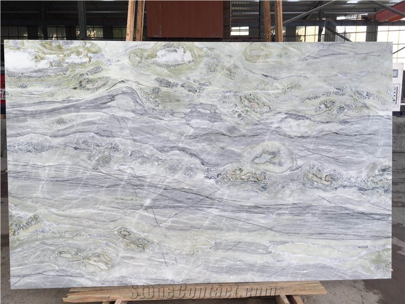 Magic Seaweed Marble Slabs for Luxury Hotel Interior Decorations