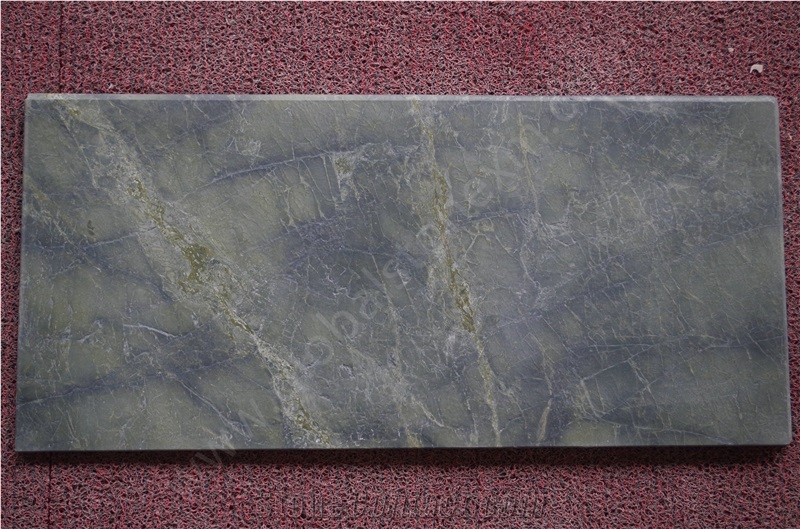 Peacock Green Marble Slabs for Elegant Interior Decorations