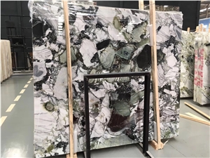 Ice Connect Marble,Cold Green Jade Slabs,China Emerald Marble Slabs
