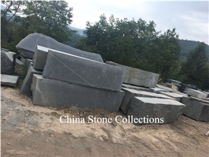 China Green Porphyry Flamed Outside Paving Tiles