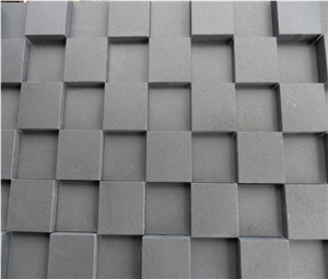 China Hainan Black Basalt Cubes & Cobble Stone