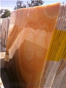 Iran Orange Onyx Block