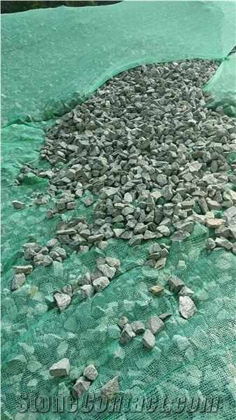 Grey Paver Cobble Pebble Black Aggregate Granite Crushed Stone Chips
