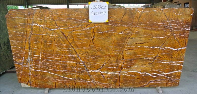 Rainforest Brown Marble Slabs & Tiles