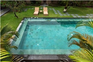 Bali Pool Tiles Stone Natural Indonesia