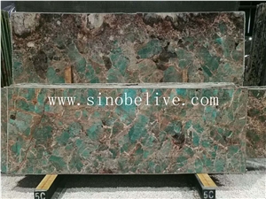 Amozonite Green Granite Slabs, Amazonita Green Granite Slabs & Tiles