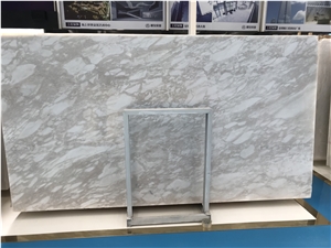 Cary Ice Jade White Grey Marble Slabs,Wall Floor Polished Tiles