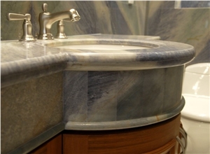 Galaxy Blue Ice Age Marble Bathroom Vanity Tops,Bath Tops,Countertops