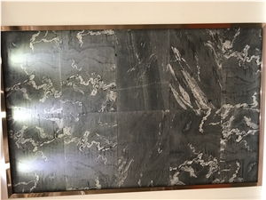 Nero Fantasy Black Green Marble Slabs,Wall Floor Polished Tiles
