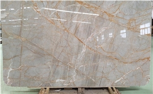 Picasso Gold Golden Grey Marble Slabs,Wall Floor Polished Tiles