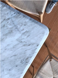Sochi White New Carrara White Marble Bar Kitchen Tops