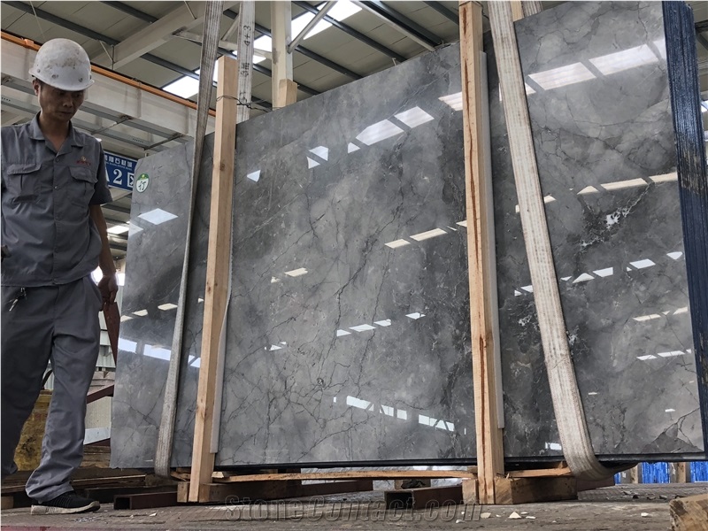 Super Atlantic Grey Cloud Marble Slabs,Floor Tiles