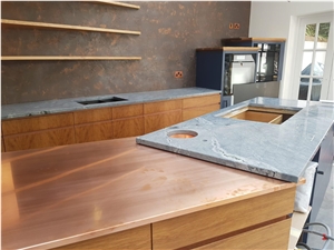 Verona Atlantic Grey Quartzite Kitchen Countertops