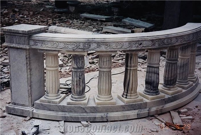 Baluster/ Hand Carved/ Railings/ Stone Handrail/ Nature Stone/ Marble