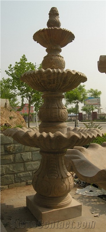 Garden Fountain/Handcarved Stone Fountains