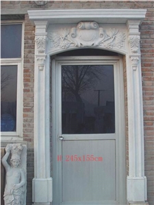 Hand Carved Door Surrounds, Natural Stone Sculptured Door Arch