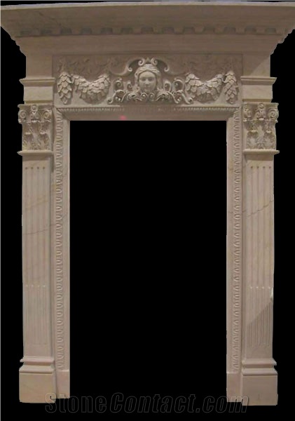 Natural Stone Door Surround Frame Entrance Custom