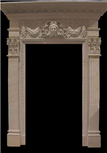 Natural Stone Door Surround Frame Entrance Custom
