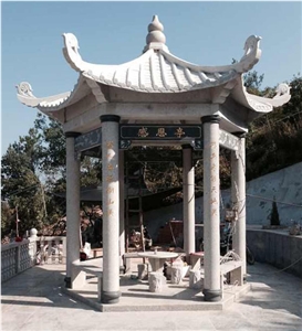 Chinese Style Granite Gazebo Pavilion Bower