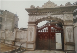 Granite Building Stone Customized Gate Fence