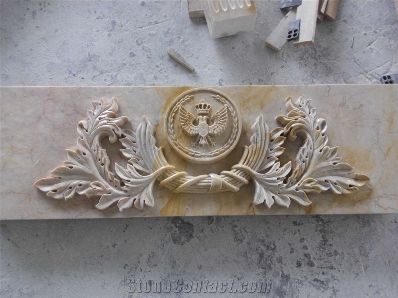 Sofitel Gold Marble Engravings Relieve Embossments Customized