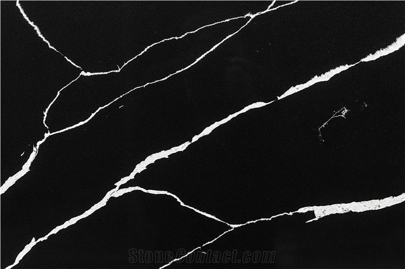 Black Line Quartz Stone  VM-17912