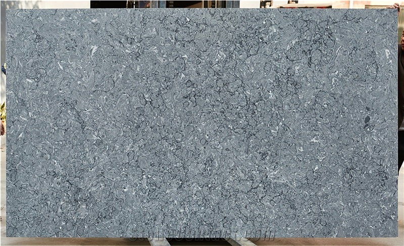 Gray Pattern Vemy Quartz Surface  VM-0607