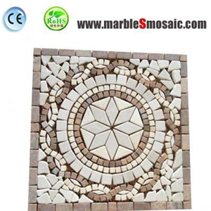 Star Flower Patter Marble Mosaic