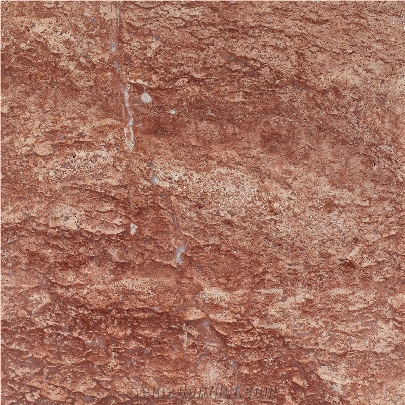 Red Travertine Tiles and Slabs