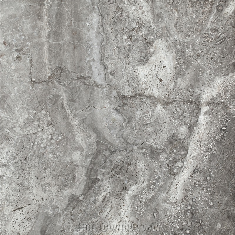 Silver Grey Marble Tiles and Slabs from Turkey
