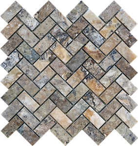 Antico Onyx Travertine Mosaic