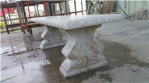 Imperial Danby Marble Carved Patio Table